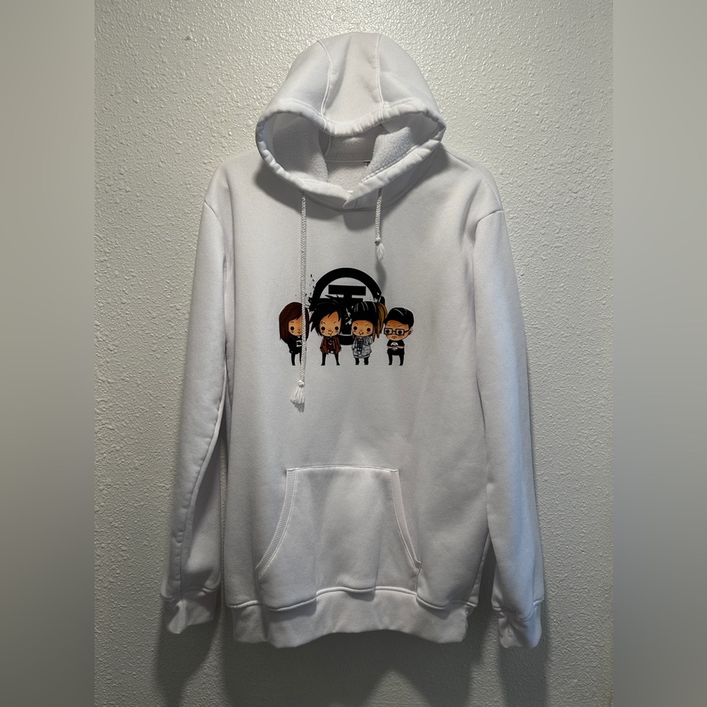 Tokio Hotel Graphic Pullover Hoodie. Size Medium.